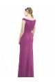 Boutique Baie sauvage Sirène Col Bateau Col Haut Mousseline Longue Robes demoiselle d'honneur