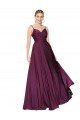 Boutique Baie sauvage Trapèze Bretelles spaghetti Crêpe Stretch Longue Formelles Robes demoiselle d'honneur / Robes de soirée / Robes de bal
