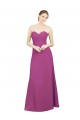 Boutique Baie sauvage Trapèze Mousseline Longue Robes demoiselle d'honneur