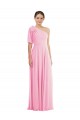 Boutique Barely Rose Trompette Mousseline Longue Robes demoiselle d'honneur