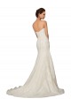 Boutique Blanc Fourreau Tulle Dentelle Robes de mariée