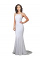 Boutique Blanc Sirène Col Haut Balayage train Dentelle Robes de mariée