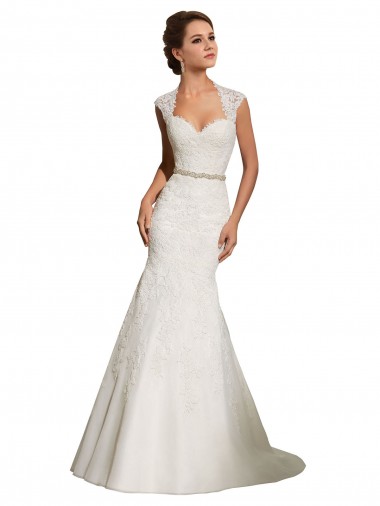 Boutique Blanc Sirène Tulle Dentelle Robes de mariée