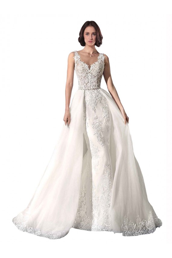 Boutique Blanc Sirène Tulle Dentelle Robes de mariée