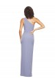 Boutique Bleu fumée Fourreau Crêpe Stretch Longue Formelles Robes demoiselle d'honneur / Robes de soirée / Robes de bal