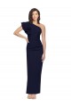 Boutique Bleu marine foncé Fourreau Crêpe Stretch Longue Formelles Robes demoiselle d'honneur / Robes de soirée / Robes de bal