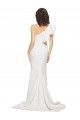 Boutique Ivoire Fourreau Balayage train Crêpe Stretch Longue Robes demoiselle d'honneur / Robes de bal