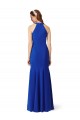 Boutique Bleu roi Sirène Col V Crêpe Stretch Longue Formelles Robes demoiselle d'honneur / Robes de soirée / Robes de bal