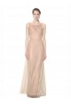 Boutique Blush 95 Fourreau Illusion Tulle Longue Robes demoiselle d'honneur