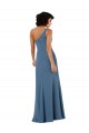 Boutique Bordeaux Trapèze Mousseline Longue Formelles Robes demoiselle d'honneur / Robes de soirée