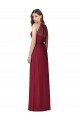 Boutique Bordeaux Trompette Licou Mousseline Longue Robes demoiselle d'honneur