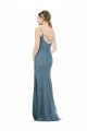 Boutique Fourreau Bretelles spaghetti Col V Dentelle Longue Robes demoiselle d'honneur