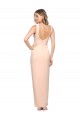 Boutique Fourreau Col Carré Crêpe Stretch Longue Formelles Robes demoiselle d'honneur / Robes de soirée / Robes de bal