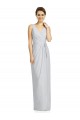 Boutique Fourreau Col V Mousseline Longue Robes demoiselle d'honneur