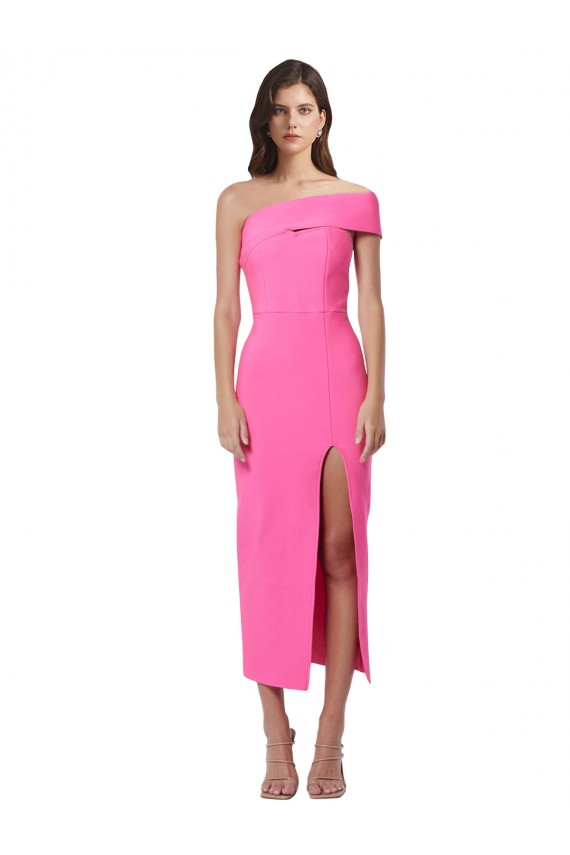 Boutique Fourreau midi Crêpe Stretch Longue Formelles Robes demoiselle d'honneur / Robes de soirée / Robes de cocktail