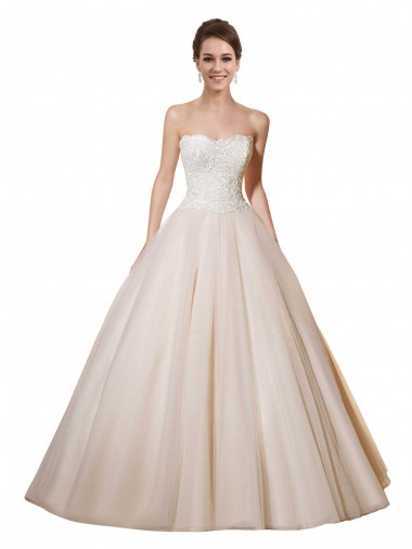Boutique Ivoire & Champagne Princesse Tulle Dentelle Robes de mariée