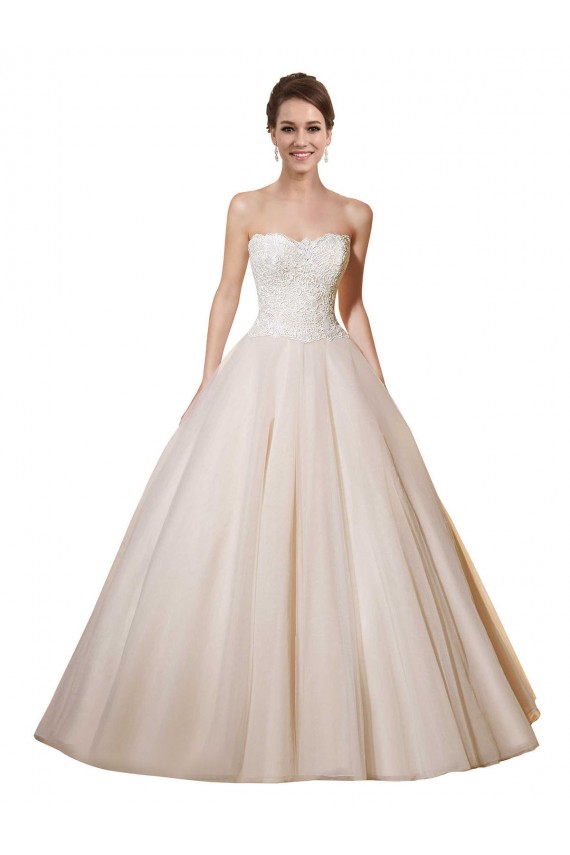 Boutique Ivoire & Champagne Princesse Tulle Dentelle Robes de mariée
