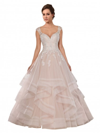 Boutique Ivoire & Champagne Princesse Tulle Dentelle Robes de mariée
