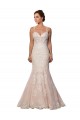 Boutique Ivoire & Champagne Sirène Bretelles spaghetti Dentelle Boho Robes de mariée