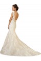 Boutique Ivoire & Champagne Sirène Col V Tulle Dentelle Robes de mariée