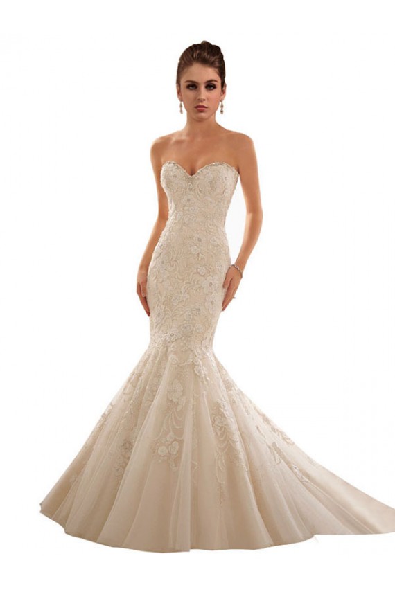 Boutique Ivoire & Champagne Sirène Tulle Dentelle Robes de mariée