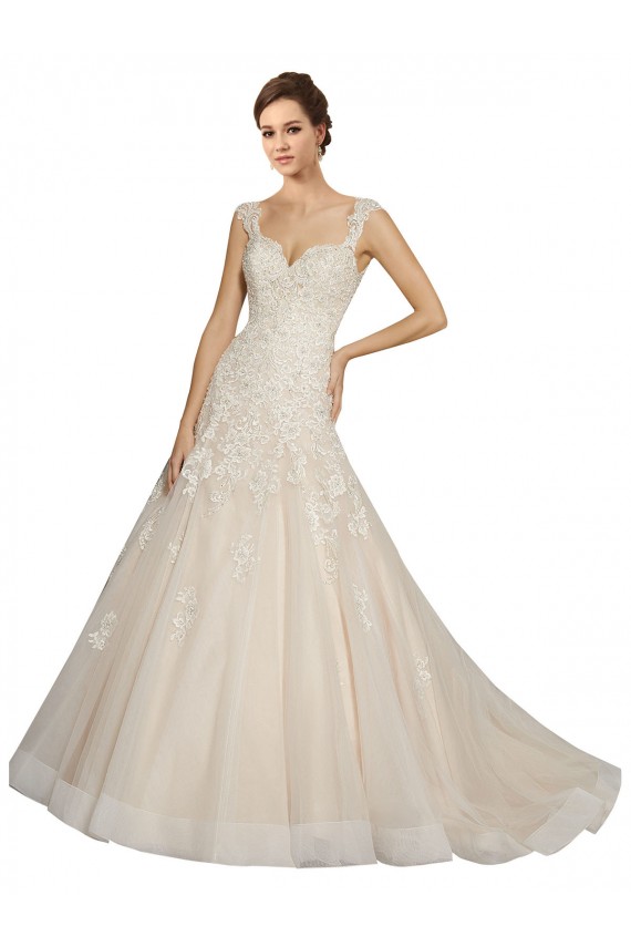 Boutique Ivoire & Champagne Sirène Tulle Dentelle Robes de mariée