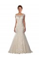Boutique Ivoire & Champagne Sirène Épaule Dénudée Dentelle Boho Robes de mariée
