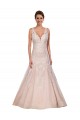 Boutique Ivoire & Champagne Trapèze Col V Dentelle Classique Robes de mariée