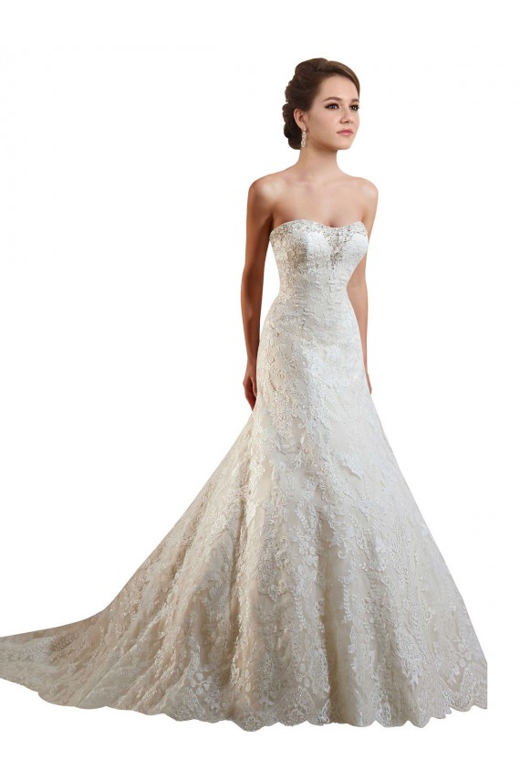 Boutique Ivoire & Champagne Trapèze Dentelle Robes de mariée