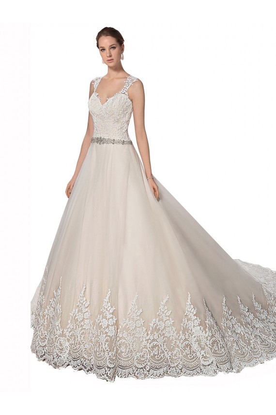 Boutique Ivoire & Champagne Trapèze Tulle Dentelle Robes de mariée