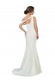 Boutique Ivoire Fourreau Balayage train Crêpe Stretch Longue Formelles Robes demoiselle d'honneur / Robes de soirée / Robes de bal