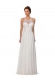 Boutique Ivoire Fourreau Illusion Mousseline Robes de mariée