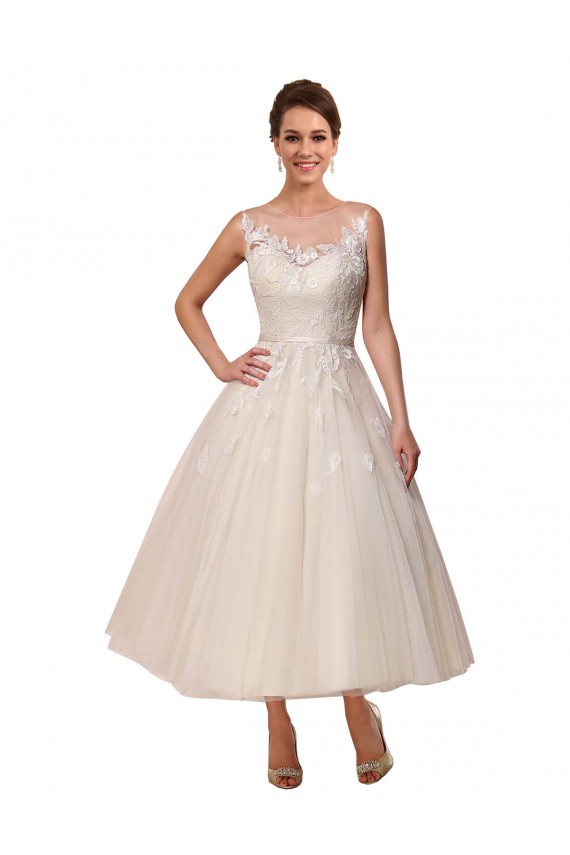 Boutique Ivoire Princesse Illusion Tulle Dentelle Robes de mariée