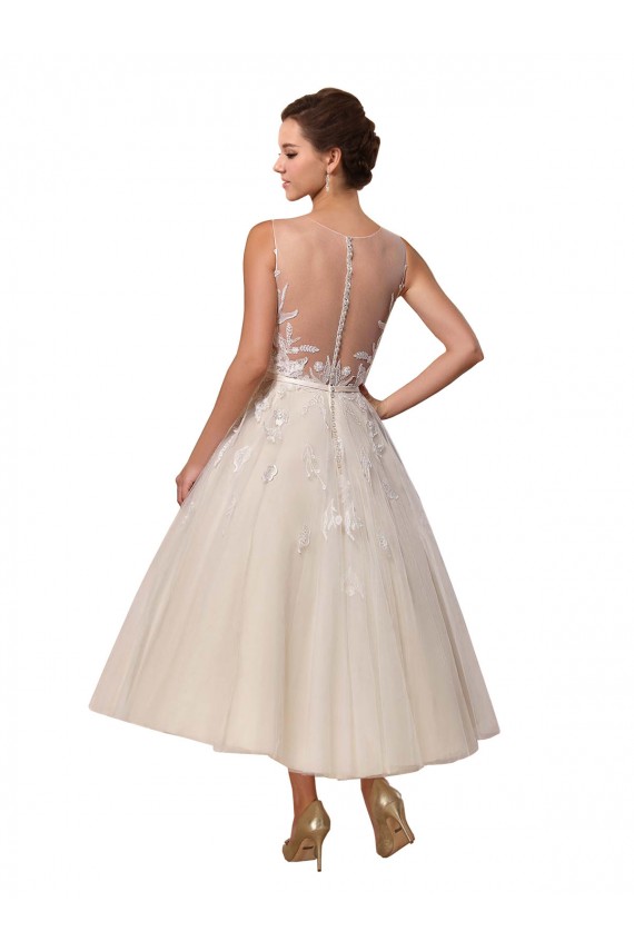Boutique Ivoire Princesse Illusion Tulle Dentelle Robes de mariée