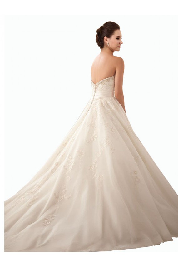 Boutique Ivoire Princesse Satiné Tulle Dentelle Robes de mariée