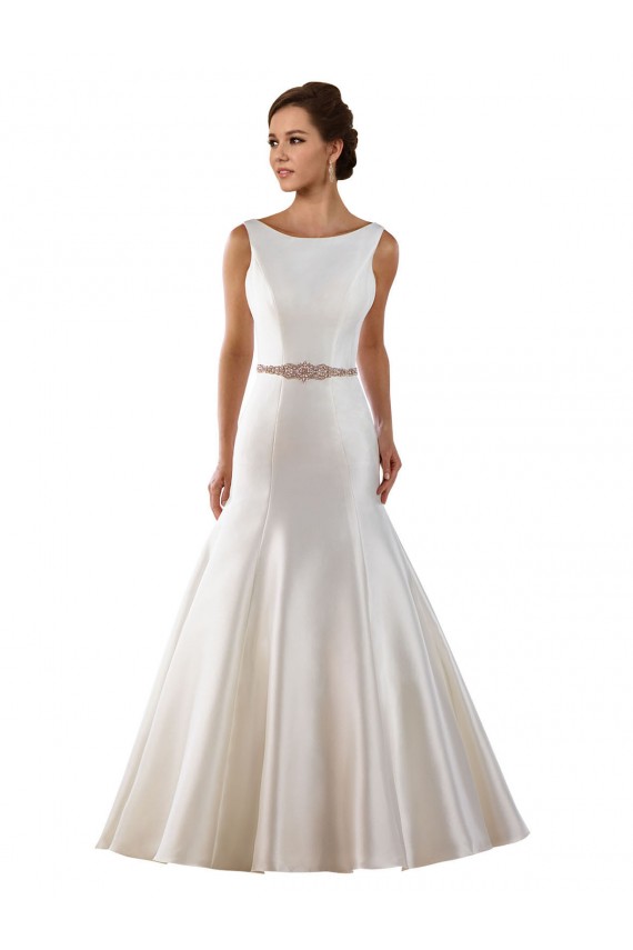 Boutique Ivoire Sirène Bateau Satiné Robes de mariée