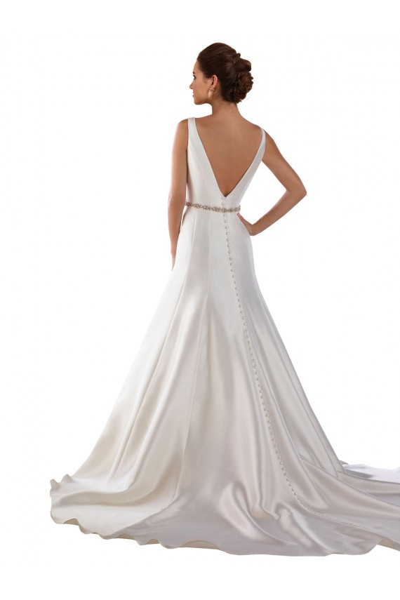 Boutique Ivoire Sirène Bateau Satiné Robes de mariée