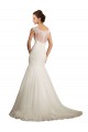 Boutique Ivoire Sirène Bateau Tulle Dentelle Robes de mariée