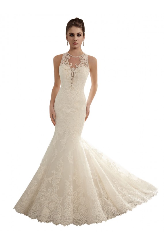 Boutique Ivoire Sirène Illusion Dentelle Robes de mariée