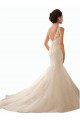 Boutique Ivoire Sirène Illusion Tulle Dentelle Robes de mariée