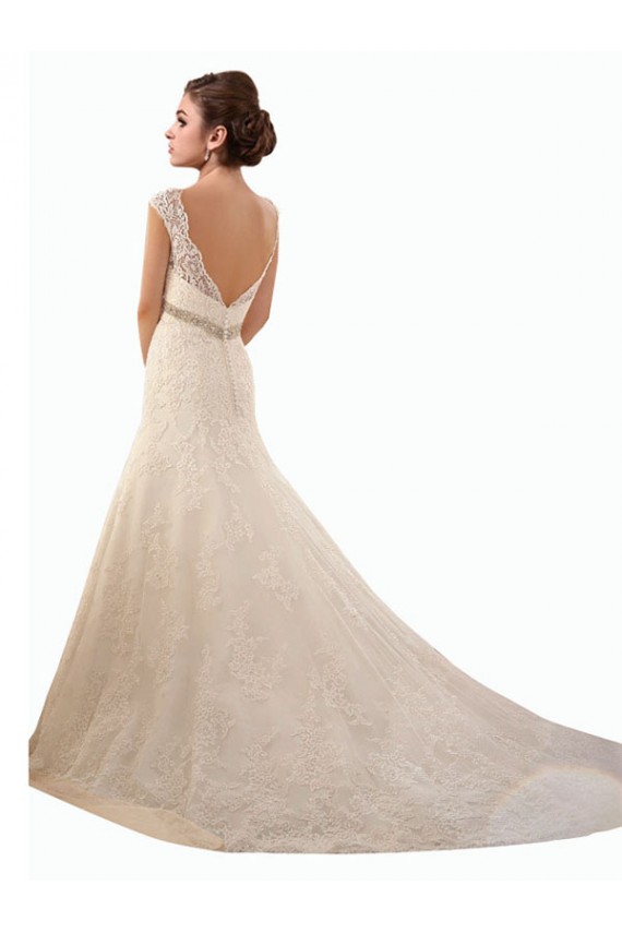 Boutique Ivoire Sirène Illusion Tulle Dentelle Robes de mariée