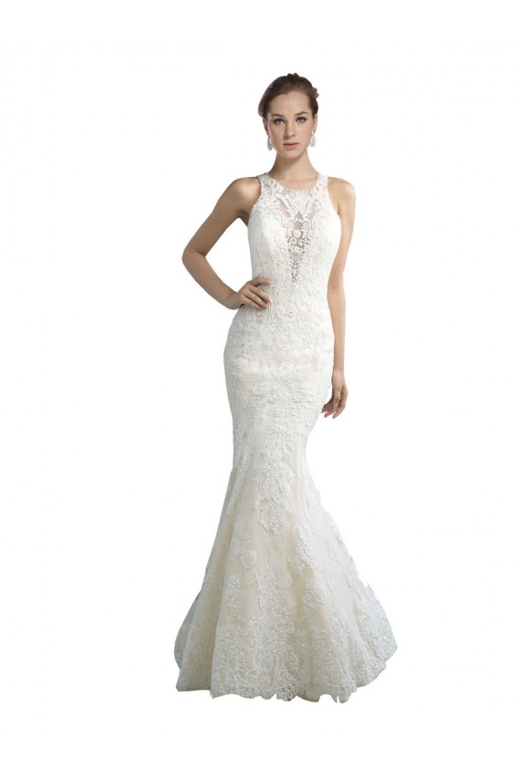 Boutique Ivoire Sirène Illusion Tulle Plage Robes de mariée