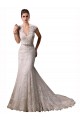 Boutique Ivoire Sirène Licou Col V Dentelle Robes de mariée