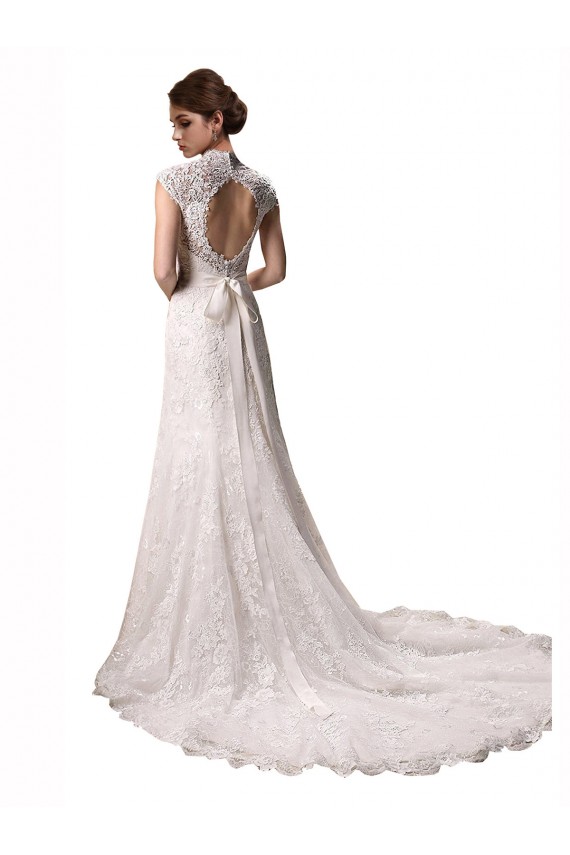 Boutique Ivoire Sirène Licou Col V Dentelle Robes de mariée