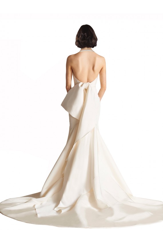 Boutique Ivoire Sirène Licou Satiné Plage Robes de mariée