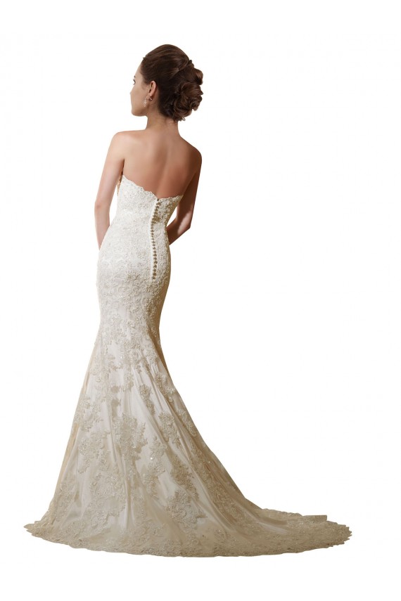 Boutique Ivoire Sirène Satiné Dentelle Robes de mariée