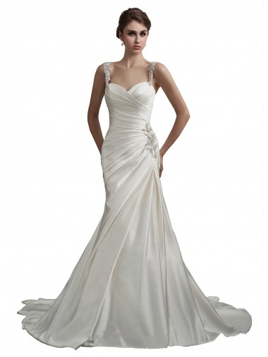 Boutique Ivoire Sirène Satiné Plage Robes de mariée