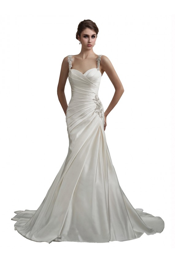 Boutique Ivoire Sirène Satiné Plage Robes de mariée