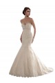 Boutique Ivoire Sirène Tulle Dentelle Classique Robes de mariée