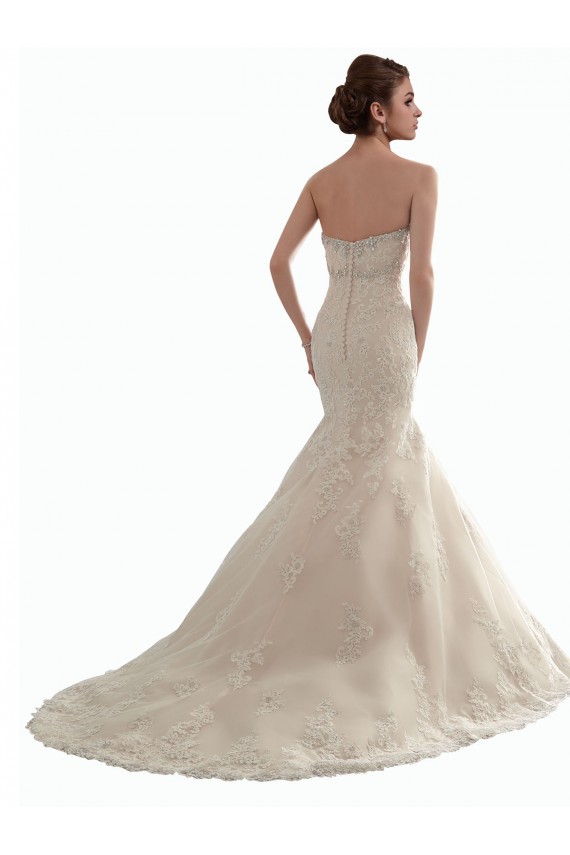 Boutique Ivoire Sirène Tulle Dentelle Classique Robes de mariée